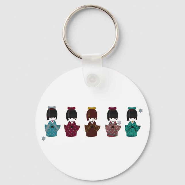kokeshi keychain (Front)