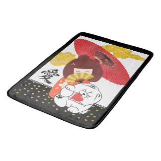 KOKESHI LOVE Chow dog heart CRATE MAT