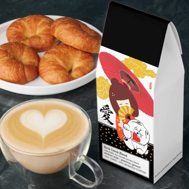 KOKESHI LOVE  Chow dog heart  Roasted Coffee (Creator Uploaded)