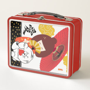 KOKESHI LOVE Chow Valentine Metal Lunch Box