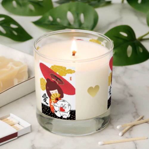 KOKESHI LOVE  Chow Valentine Scented Jar Candle