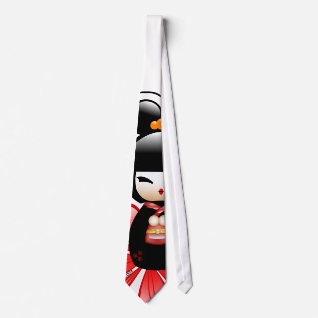 kokeshi-mickey neck tie (Front)