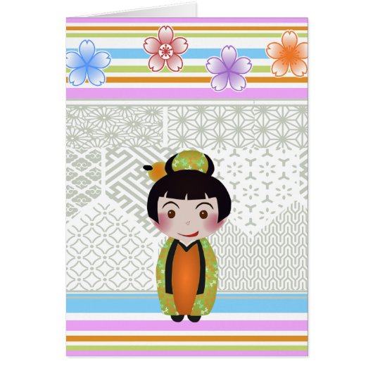 kokeshi noshi cards (Front)