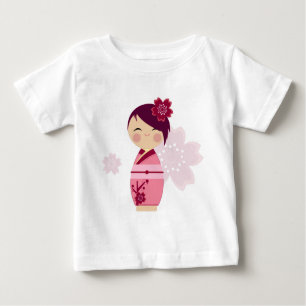 Kokeshi Sakura Baby Tee