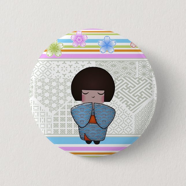 kokeshi seigai button (Front)
