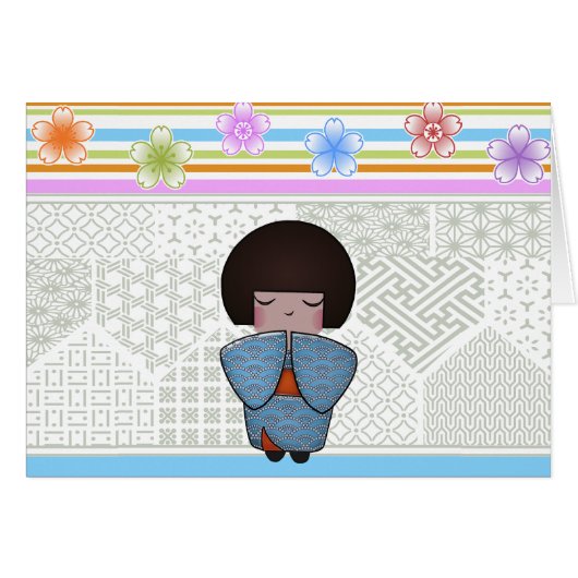 kokeshi seigai cards (Front Horizontal)