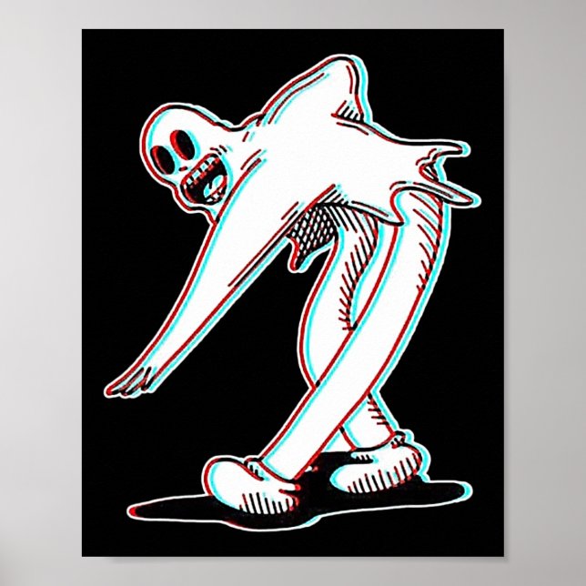 Koko The Clown Ghost Glitch Dancing  Poster (Front)