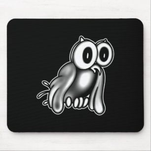 Koko The Clown X Owl Ghost X Vintage Cartoon Mouse Pad