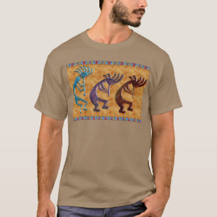 Kokopelli 3D Anasazi Native American Motif T-Shirt