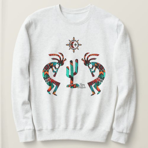 Kokopelli And Cactus Sweatshirt