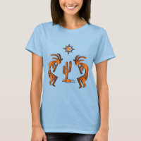 Kokopelli And Cactus