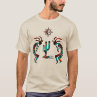 Kokopelli And Cactus
