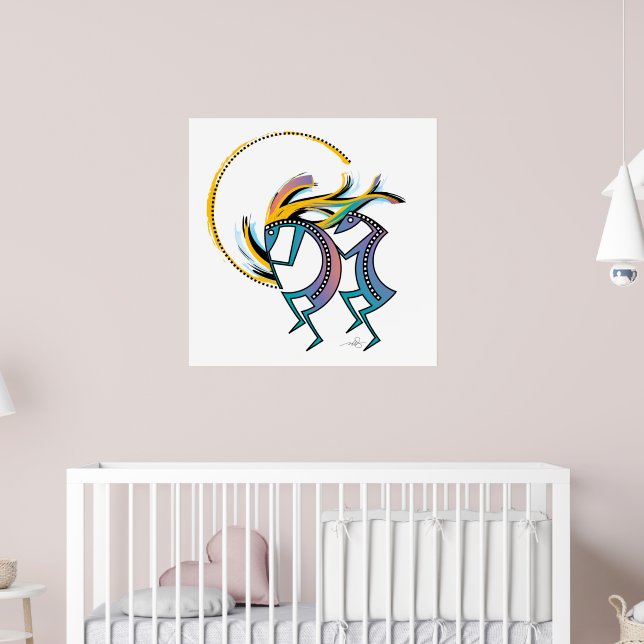 Kokopelli and Kokopelli Mana Poster | Zazzle