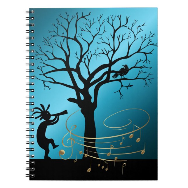 Kokopelli and The  Ravens Notebook (Front)