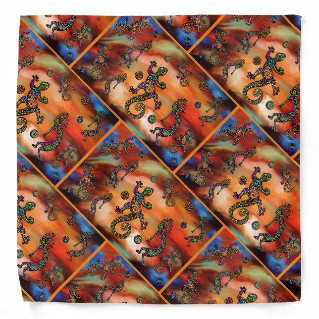 Kokopelli  Art Bandana (Front)