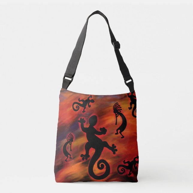 KOKOPELLI ART CROSSBODY BAG (Front)