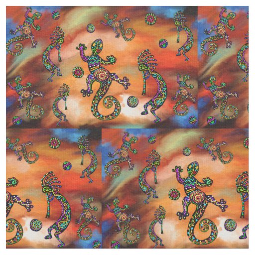 Kokopelli Art Fabric