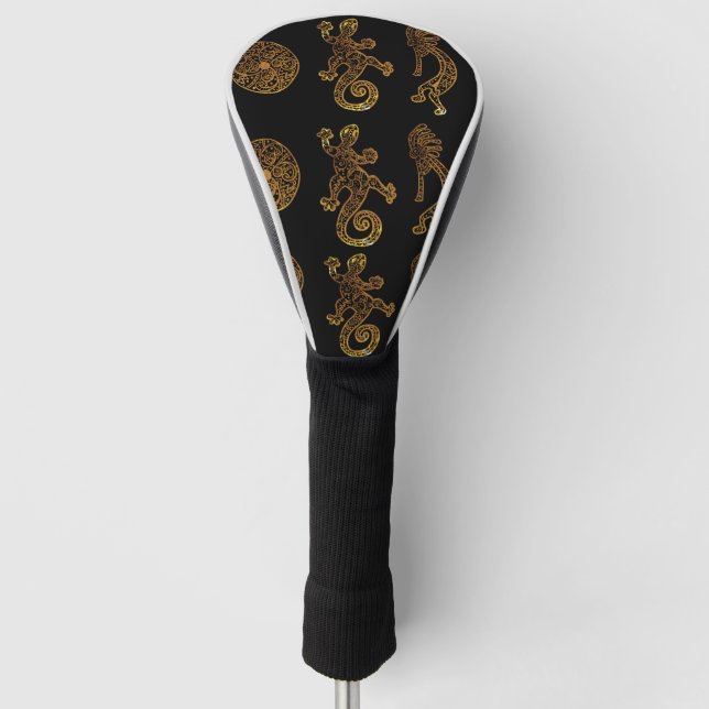 Kokopelli Art Golf Head Cover (Front)