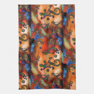 Kokopelli Art Kitchen Towel