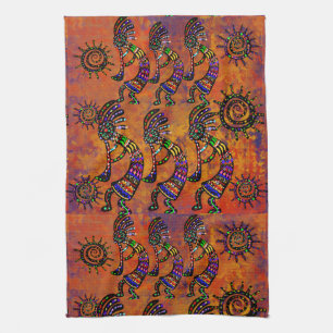 Kokopelli Art Kitchen Towel