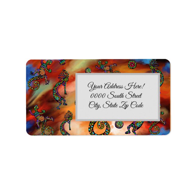 Kokopelli Art Label (Front)