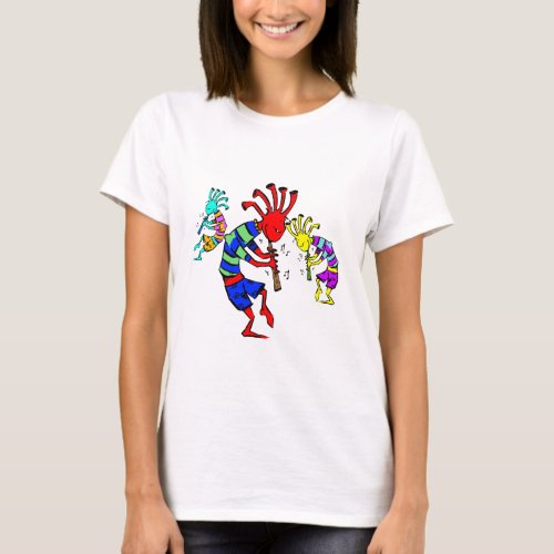 Kokopelli Art Music Trio T_Shirt