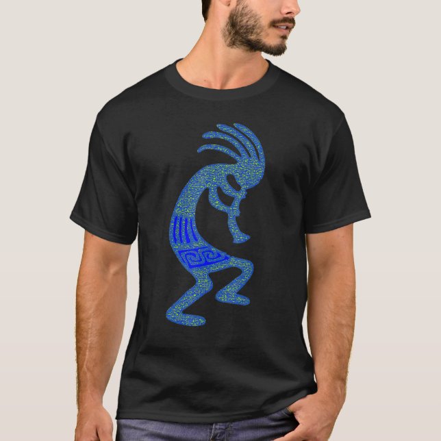 Kokopelli Art Native American 3 T-Shirt (Front)