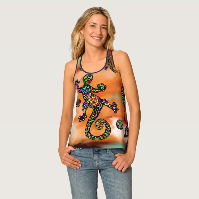 Kokopelli Art Tank Top (Front Full)