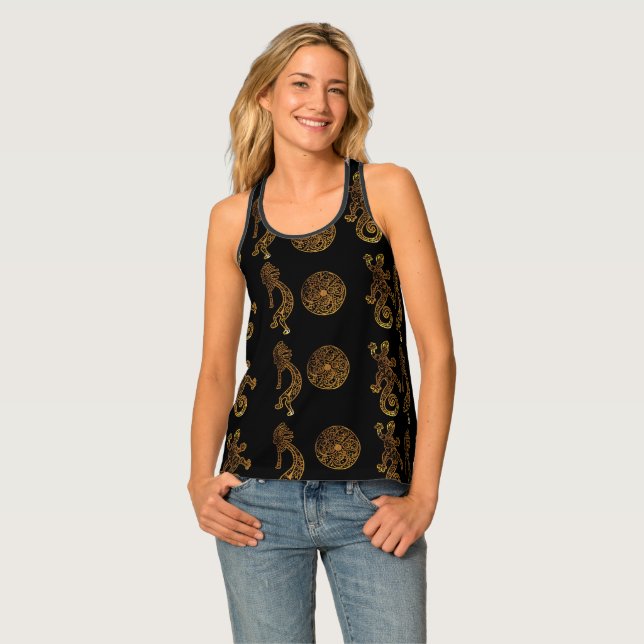Kokopelli Art Tank Top (Front Full)