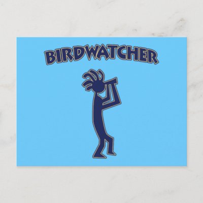 Kokopelli Birdwatcher Postcard