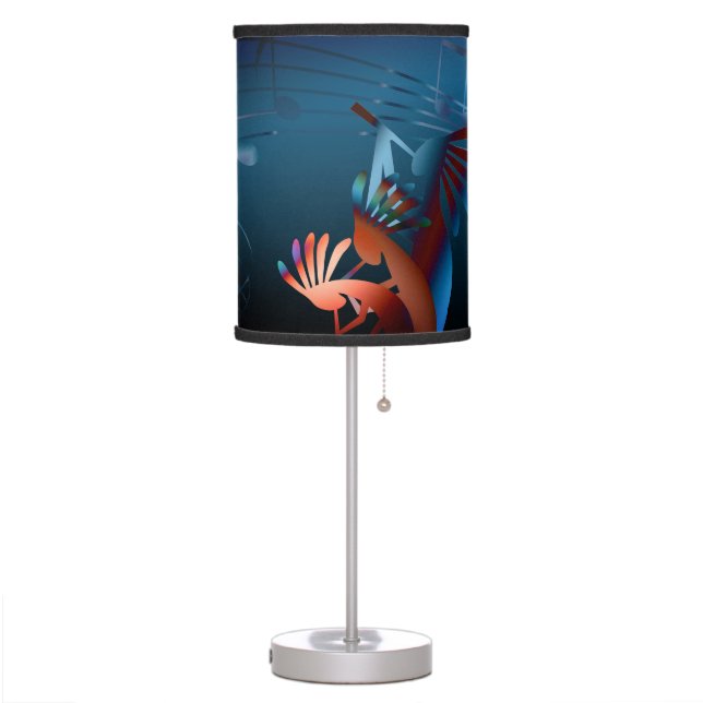 Kokopelli Blues Music 2 Table Lamp (Left)