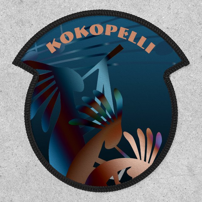 Kokopelli Blues Music Custom Patch (Front)