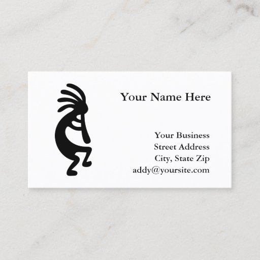 Customizable Kokopelli Business Card Templates