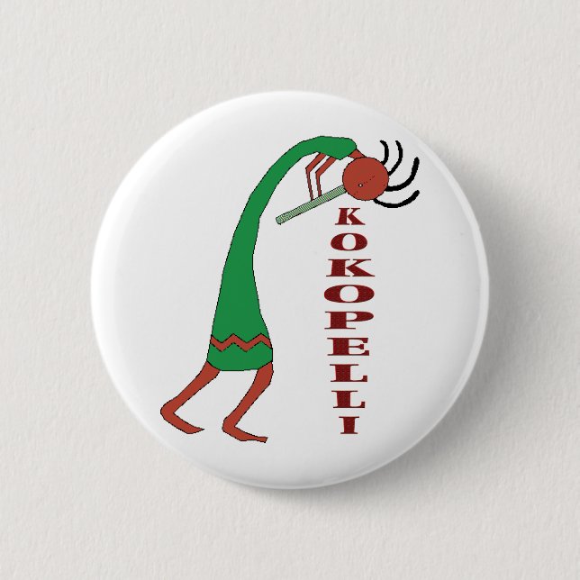 kokopelli button (Front)