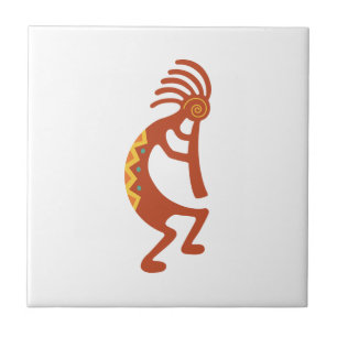 Kokopelli Ceramic Tile