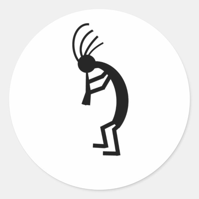 Kokopelli Classic Round Sticker (Front)