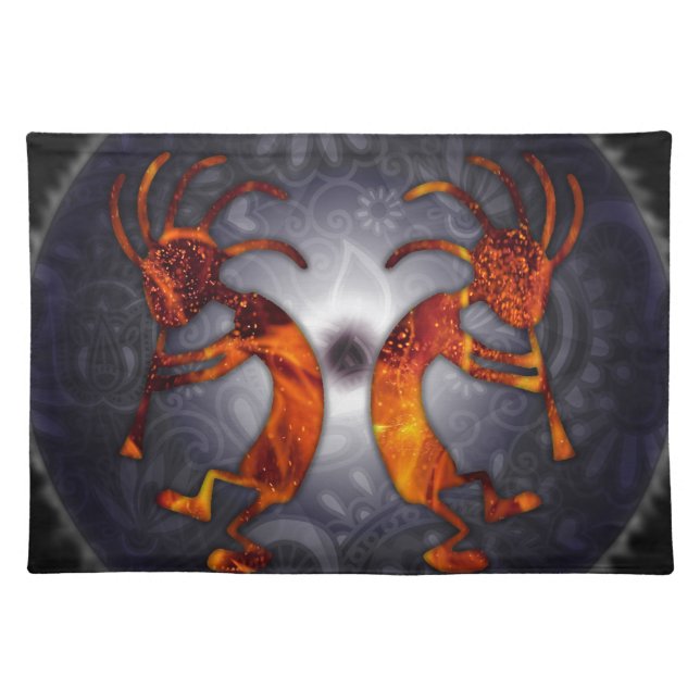 kokopelli cloth placemat (Front)