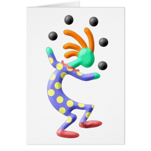 Kokopelli Clown Cards (Front)