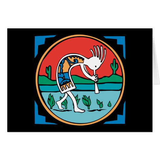 Kokopelli Color Cards (Front Horizontal)