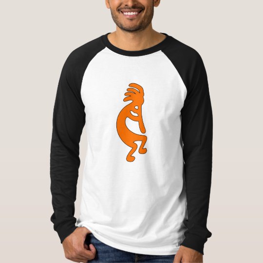 Kokopelli Dancing Figure Tribal Woman Hopi Dance T-Shirt