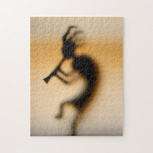 Kokopelli Deity Of Good Times Jigsaw Puzzle