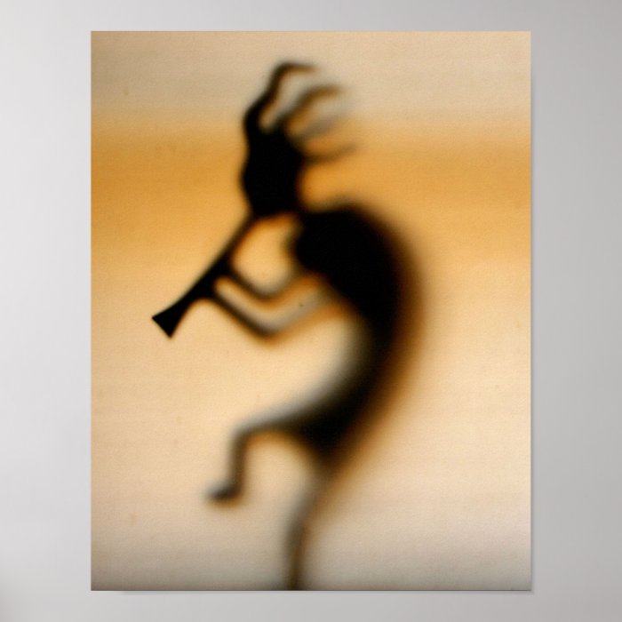 Kokopelli Deity Of Good Times Poster