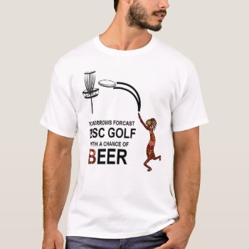 Kokopelli Disc Golf Throw T Shirt by ZAGHOO at Zazzle