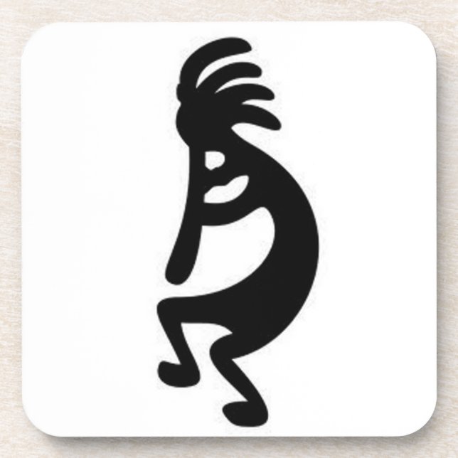 'Kokopelli' Drink Coaster (Front)