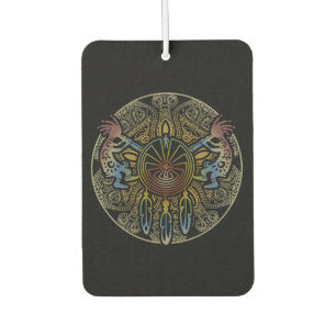 Kokopelli Duo - Man In The Maze - Dreamcatcher 1 Air Freshener