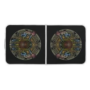 Kokopelli Duo - Man In The Maze - Dreamcatcher 1 Beer Pong Table