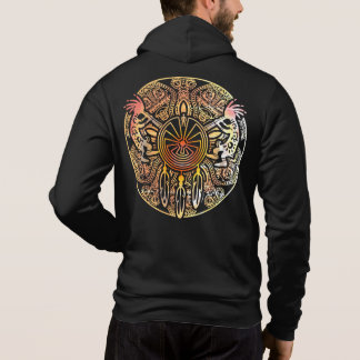 Kokopelli Duo - Man In The Maze - Dreamcatcher 1 Hoodie