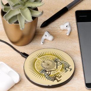 Kokopelli Duo - Man In The Maze - Sun 1 Wireless Charger