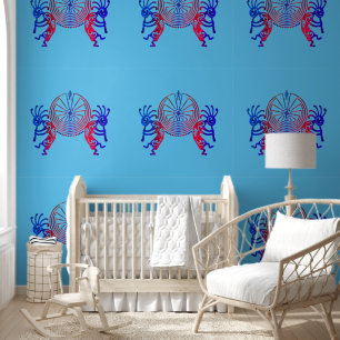 Kokopelli Duo - Man In The Maze - Symbols 1a Wallpaper