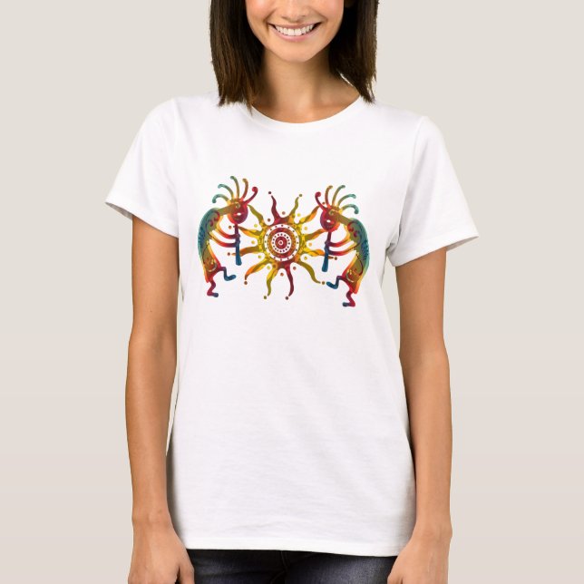 KOKOPELLI DUO SUN + your ideas T-Shirt (Front)